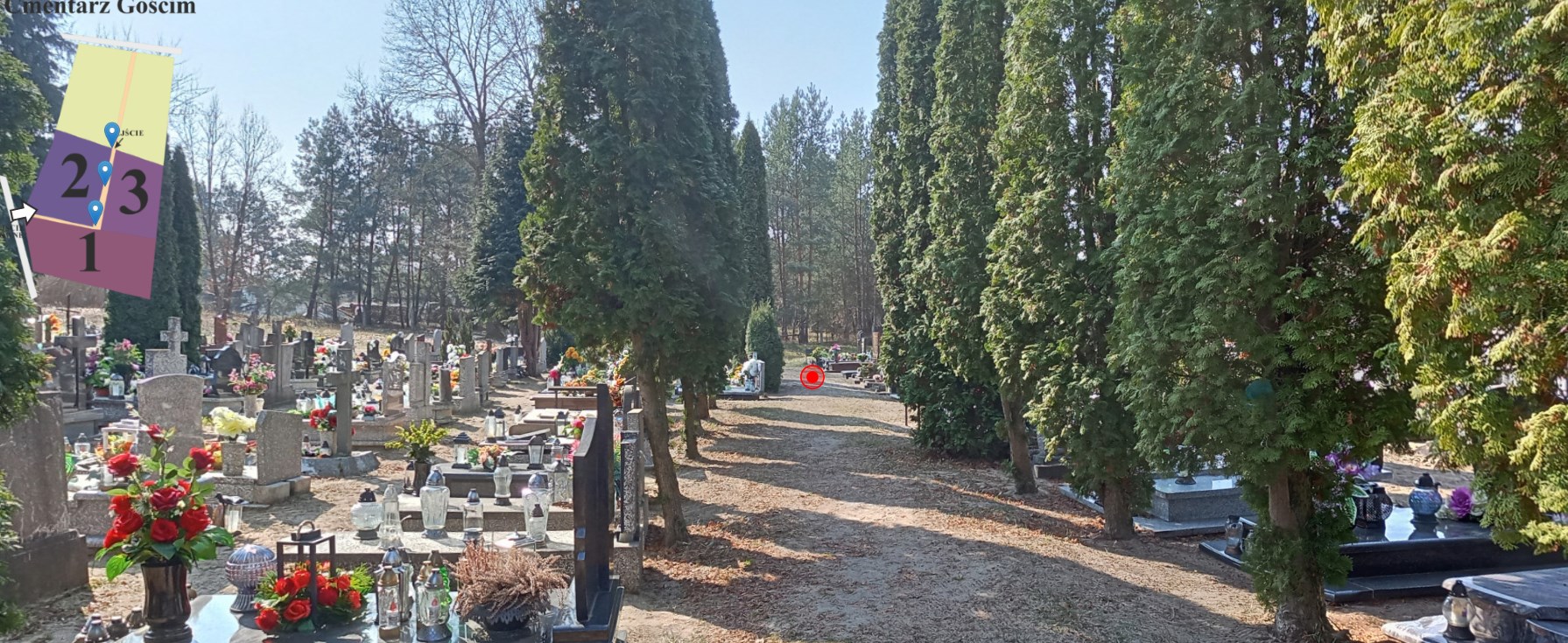 Obraz przedstawiający Cmentarz komunalny w Gościmiu