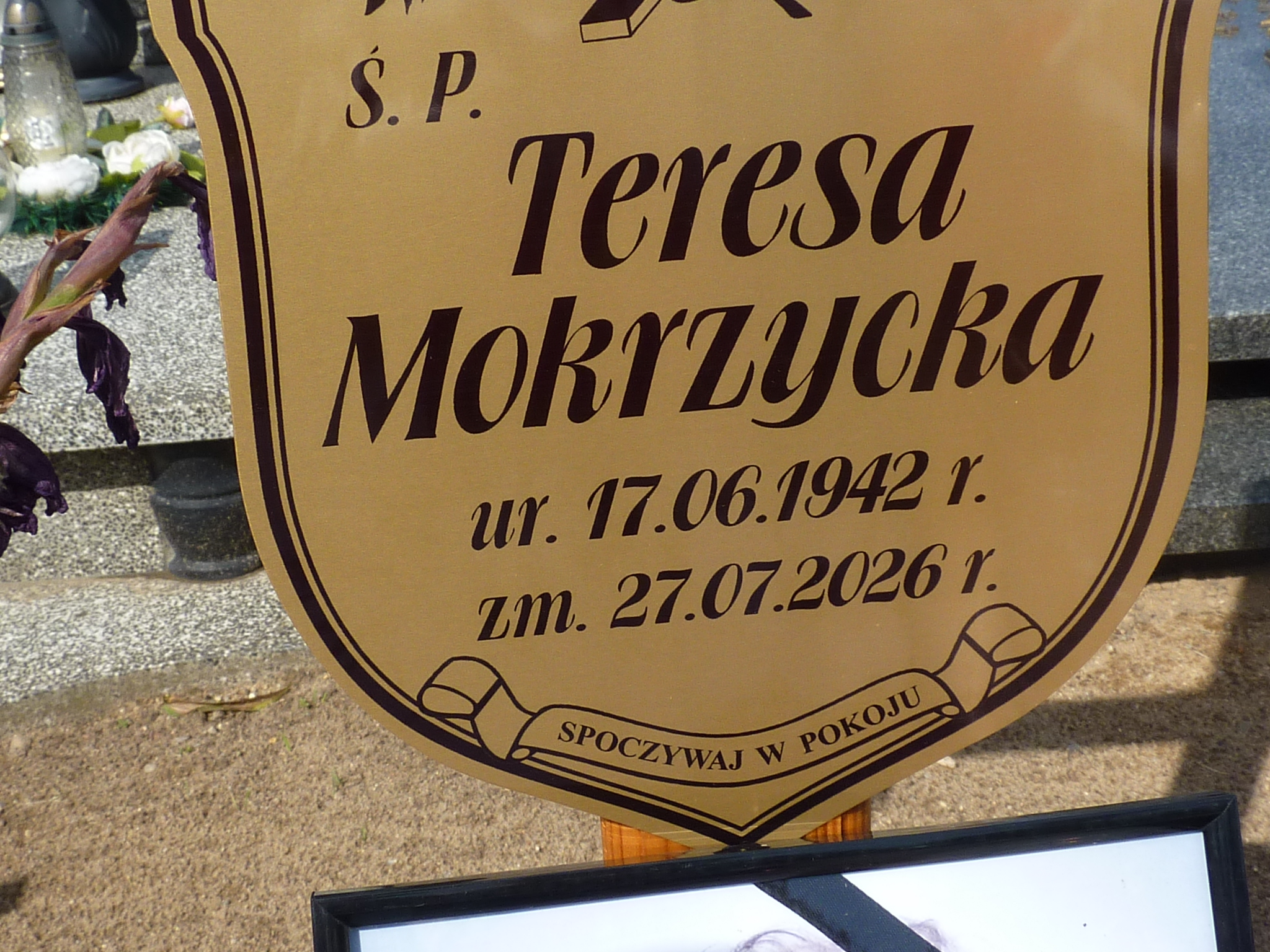 Grób TERESA MOKRZYCKA