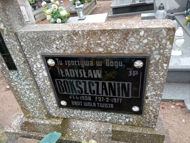 Władysław Bokszczanin 1908 Drezdenko - Grobonet - Wyszukiwarka osób pochowanych