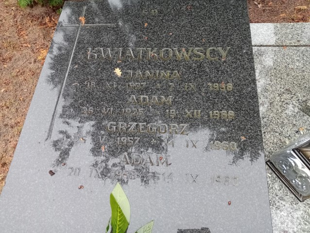 Grzegorz Kwiatkowski 1957 Drezdenko - Grobonet - Wyszukiwarka osób pochowanych