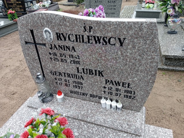 Janina Rychlewska 1943 Drezdenko - Grobonet - Wyszukiwarka osób pochowanych
