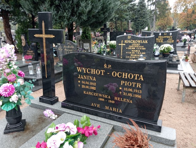 Janina Wychot-Ochota 1912 Drezdenko - Grobonet - Wyszukiwarka osób pochowanych