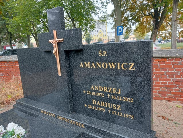 Dariusz Amanowicz 1975 Drezdenko - Grobonet - Wyszukiwarka osób pochowanych