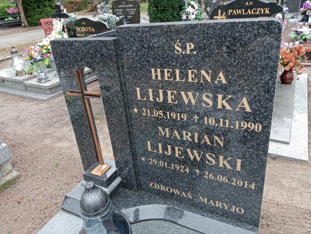 Helena Lijewska 1919 Drezdenko - Grobonet - Wyszukiwarka osób pochowanych