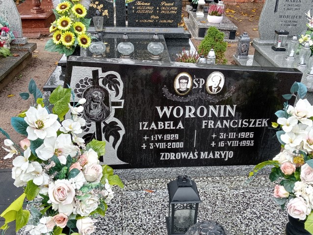 Izabela Woronin 1929 Drezdenko - Grobonet - Wyszukiwarka osób pochowanych