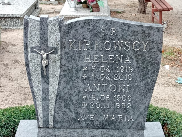 Helena Kirkowska 1919 Drezdenko - Grobonet - Wyszukiwarka osób pochowanych