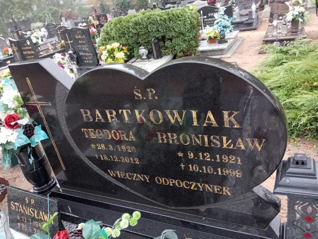 Teodora Bartkowiak 1920 Drezdenko - Grobonet - Wyszukiwarka osób pochowanych