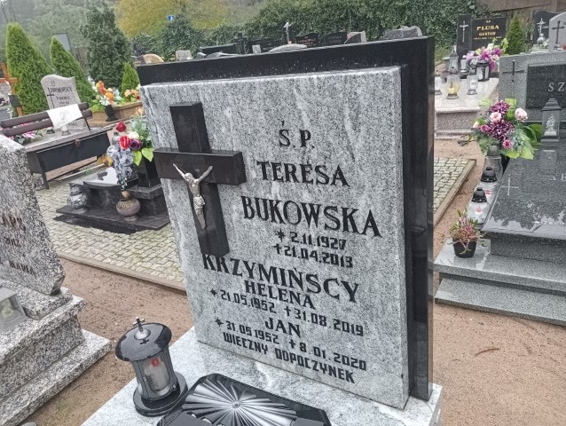 Helena Krzymińska 1952 Drezdenko - Grobonet - Wyszukiwarka osób pochowanych