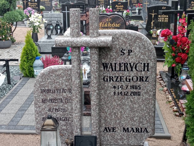 Grzegorz Walerych 1965 Drezdenko - Grobonet - Wyszukiwarka osób pochowanych