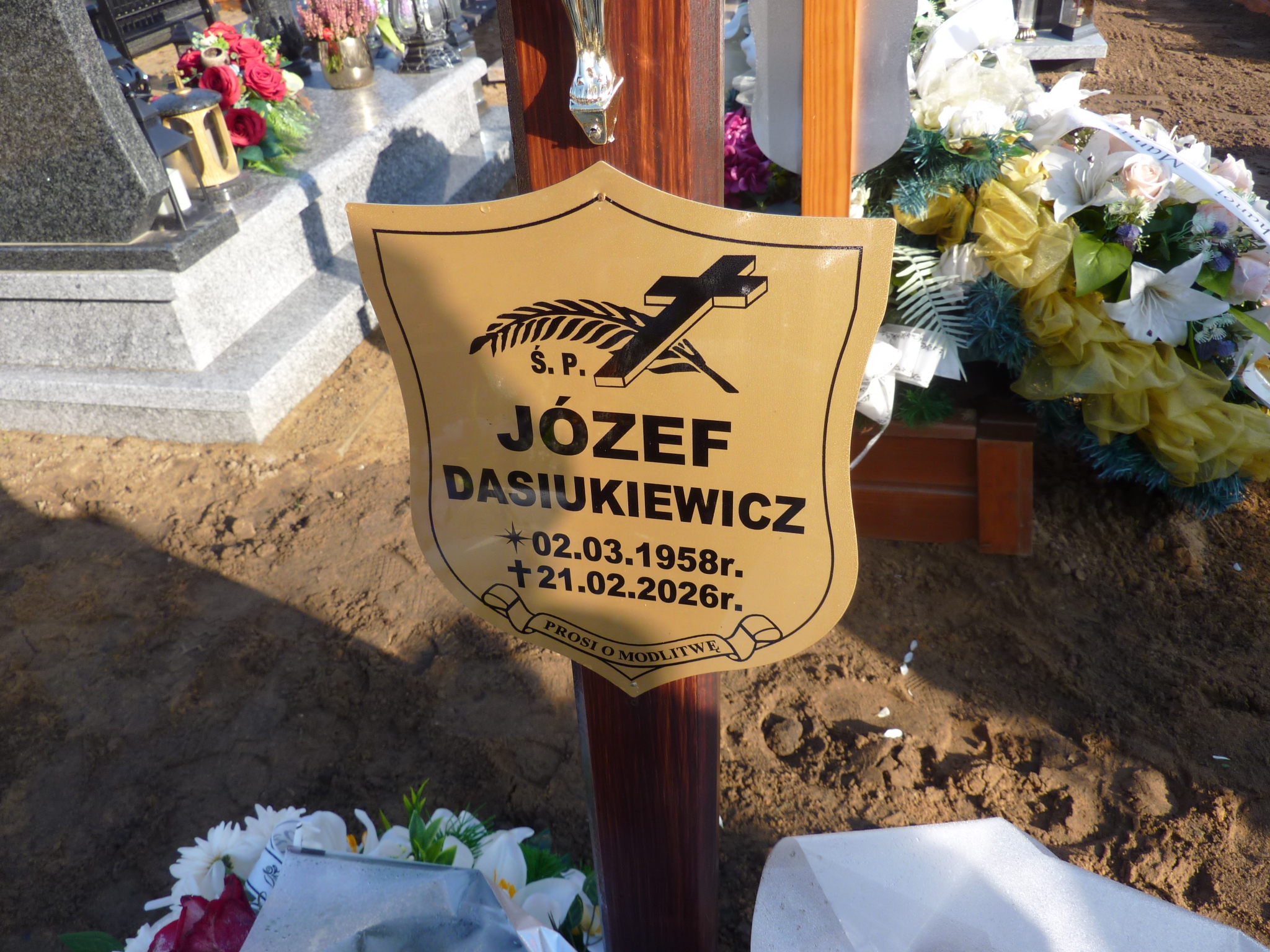 Józef DASIUKIEWICZ 1958 Drezdenko - Grobonet - Wyszukiwarka osób pochowanych