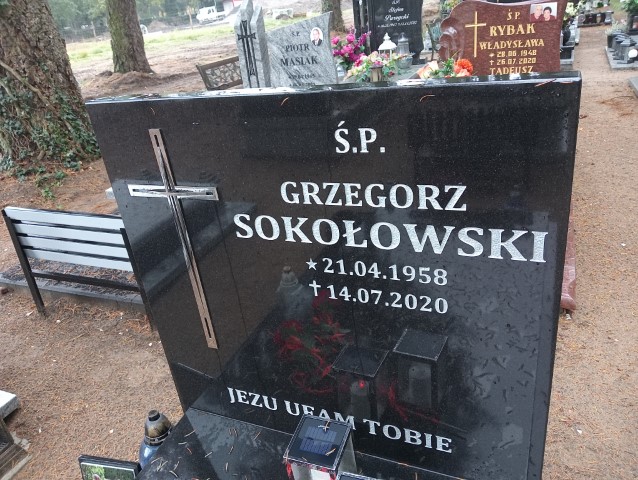 Grzegorz Sokołowski 1958 Drezdenko - Grobonet - Wyszukiwarka osób pochowanych