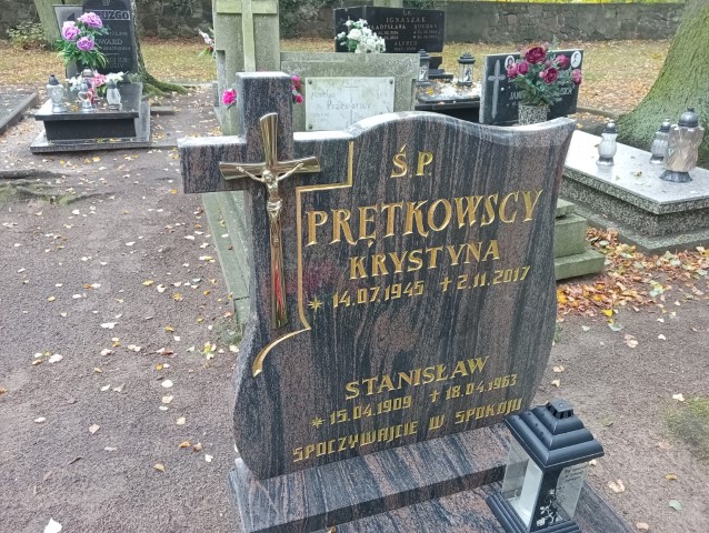 Krystyna Prętkowska 1945 Drezdenko - Grobonet - Wyszukiwarka osób pochowanych