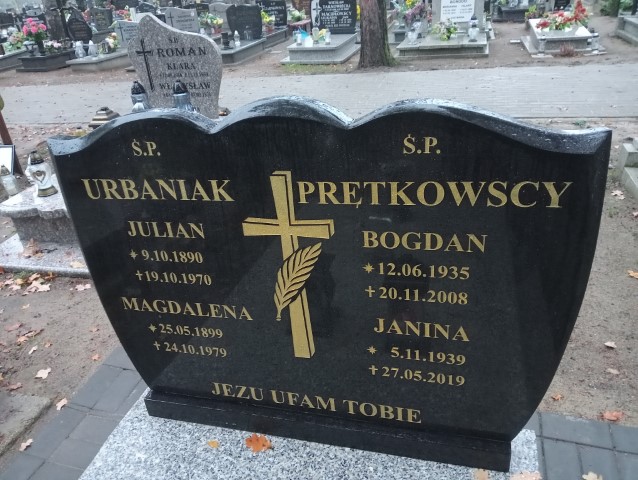 Magdalena Urbaniak 1899 Drezdenko - Grobonet - Wyszukiwarka osób pochowanych