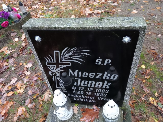 Mieszko Jenek 1983 Drezdenko - Grobonet - Wyszukiwarka osób pochowanych
